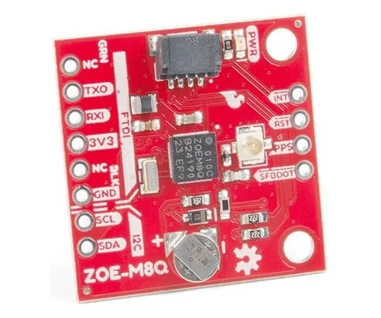 67-0423-76 SparkFun GPS Breakout - ZOE-M8Q (Qwiic) GPS-15193