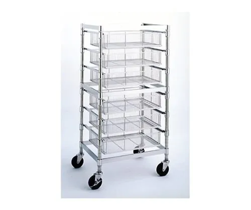 61-3806-74 Autoclave Cart (With Basket 6 Pcs) D460 x W610 x H1210mm ACCG-A4606