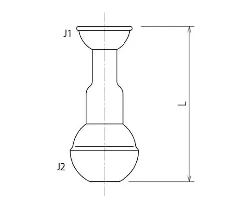 61-4704-72 Ball Joint Reducing Adapter 2312-BE