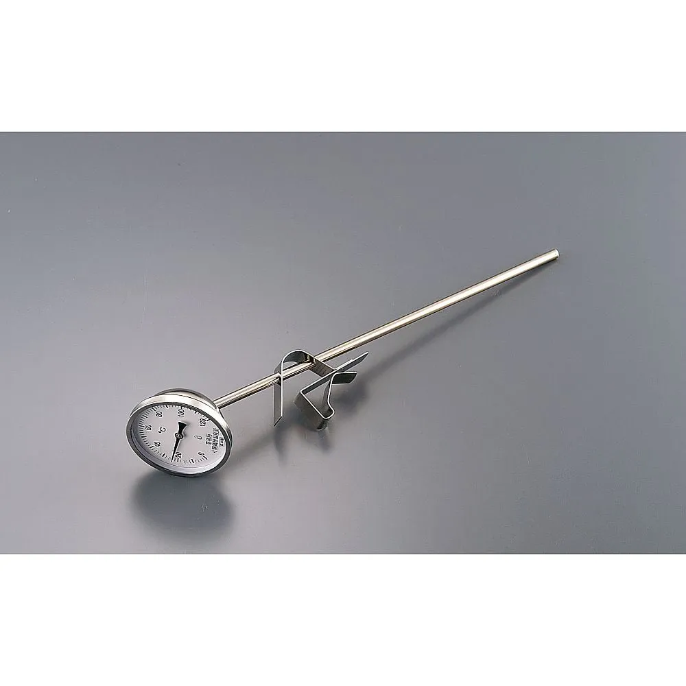 62-6487-24 Thermometer for cylindrical pot with slope type slide holder PYS-350