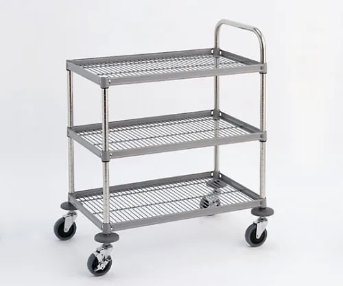 61-3800-14 Side Up Wagon (Column/Stainless Steel (SUS430)) D460 x W760 x H960mm RWA-P4607