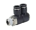 61-7633-37 Tube Fitting Double Universal Elbow R1/4 Clean Package PHW4-02-C