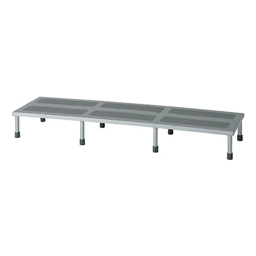 3-388-02 Wide Step Stool (With Top Board Non-Slip Sheet) 1200