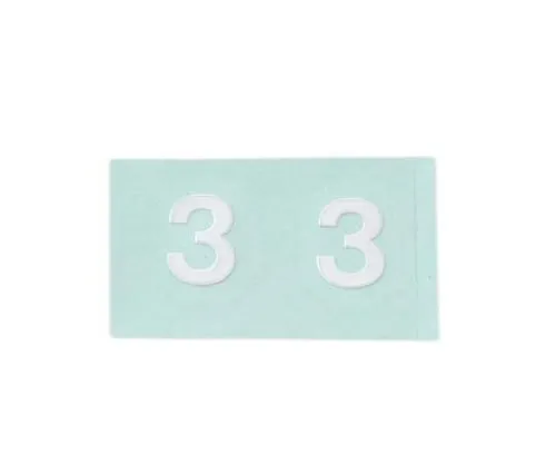 61-7397-05 Character Seal 3 White 10mm CL10W-3