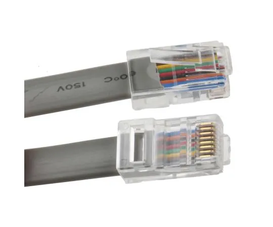 63-4624-91 RS PRO Grey 3m Telephone Extension Cable Male RJ45 Male RJ45 PVC 446-686