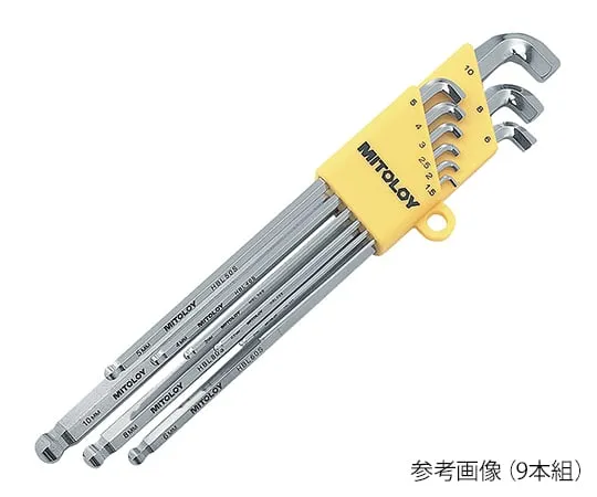 3-9727-01 L Type Hexagonal Wrench Ball Point Stubby Long 5 Piece Set HBL500S