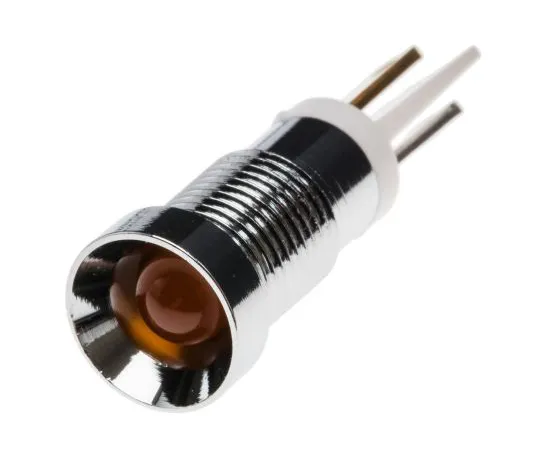 63-4585-79 RS PRO Orange Indicator, 2 V dc, 8mm Mounting Hole Size, Solder Tab Termination 206-211