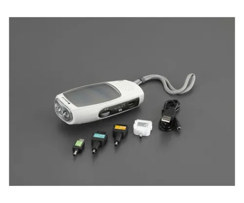 61-8955-71　［Discontinued］LED Light [Solar charging/Hand Turn Power Generation]　EA758-51