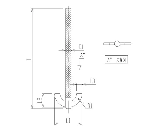 62-2104-24 Stirring Rod Shaft with Sliding 3360-1040