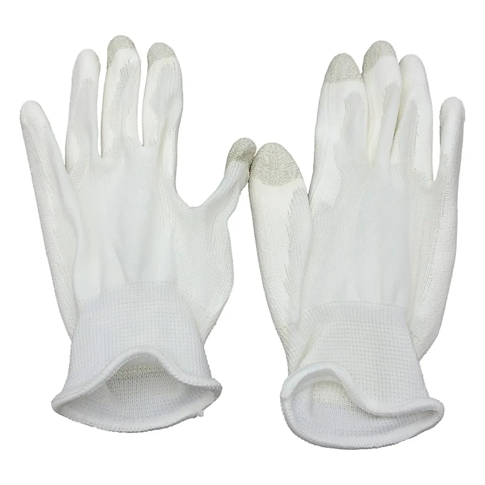 4-1802-01 AT Touch Panel Compatible PU Coated gloves (Palm coat) S