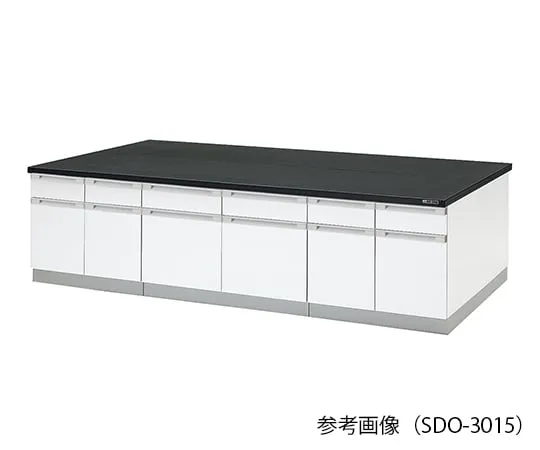 3-7934-01 Laboratory center bench (Wood Type) 1800 × 1200 × 800mm SDO-1812
