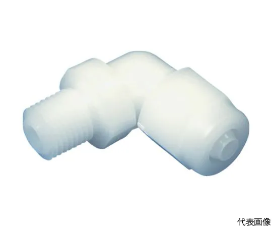 62-2495-02 FU Connector Half (Elbow, Polypropylene, WHITE, 1768-10) FHL1216R12PP