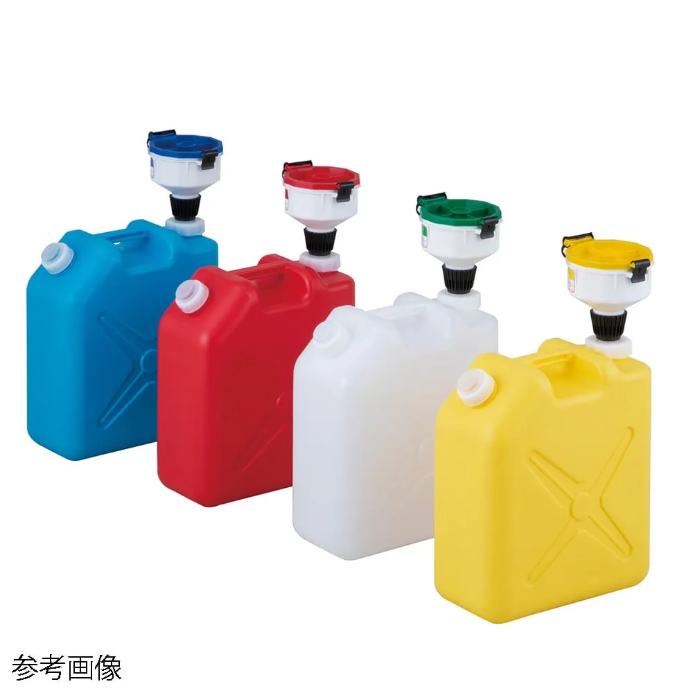 4-772-21 Waste Liquid Collection Container Tank + Funnel Blue SF-B2