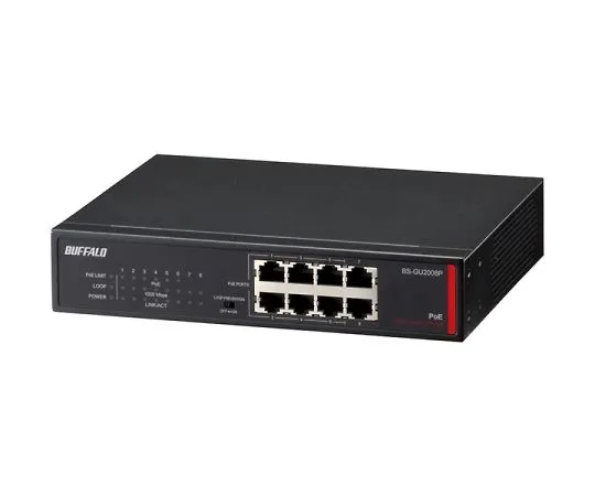 64-3794-90　［Discontinued］Layer 2 Giga PoE unmanaged switch 8-port　BS-GU2008P