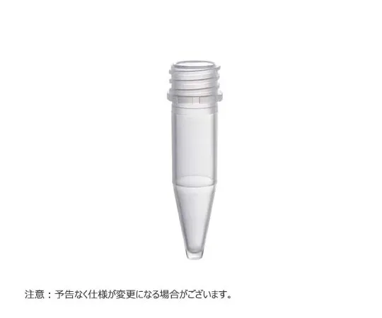 65-3852-49 MICREWTUBE 1.5 ml Tube for Conical Type Tamper Cap without Natural Cap 1000 pcs T341-5TTP
