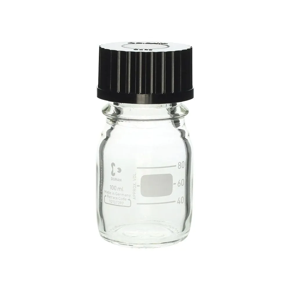 61-4410-44 Screw Cap Bottle for Fermenter 100mL 016060-1002A