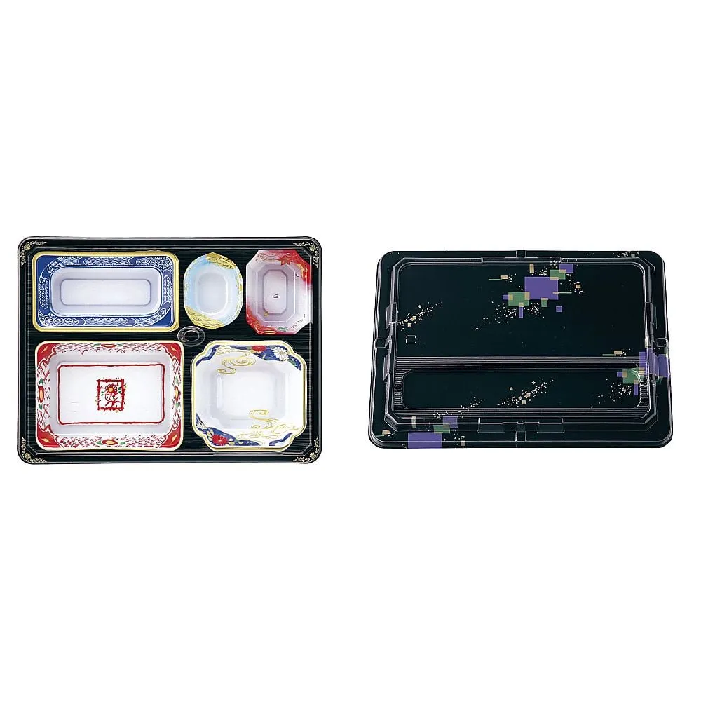 62-6652-39 One-Way Kaiseki Meal Set Lid Sanmai (20 Set Pack) T-202