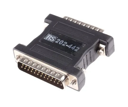 63-4584-94 RS PRO D Sub Adapter Male 25 Way D-Sub to Male 25 Way D-Sub 202-442