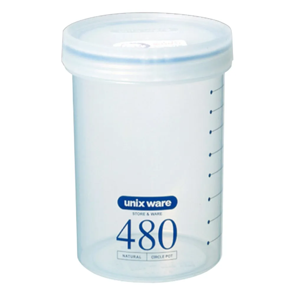 1-7018-02 Circle Pot 480mL φ89 x 120mm PS-15
