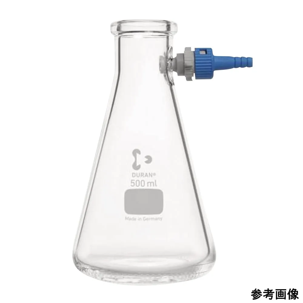 4-3830-06 Suction Filtration Bottle (with PBT Tube Connector) Round 3000mL 211946854