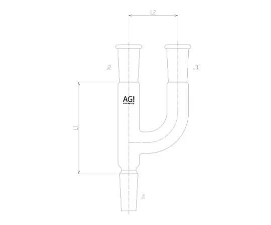 62-2095-33 U-shaped Connecting Tube 2556-1L