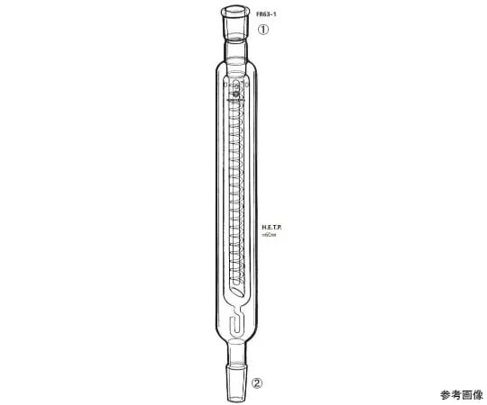 64-1064-45 Widmar fractionating tube FR63-1-1