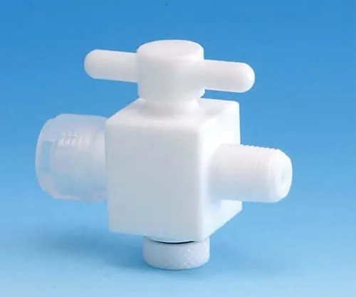 61-4378-87 PTFE Two-Way Valve For Device 12φ x R3/8 F-2013-05