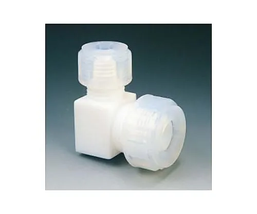 61-3528-84 Fluorocarbon Resin Different Diameter Connection Joint L-Type 6φ-8φ NR0049-01
