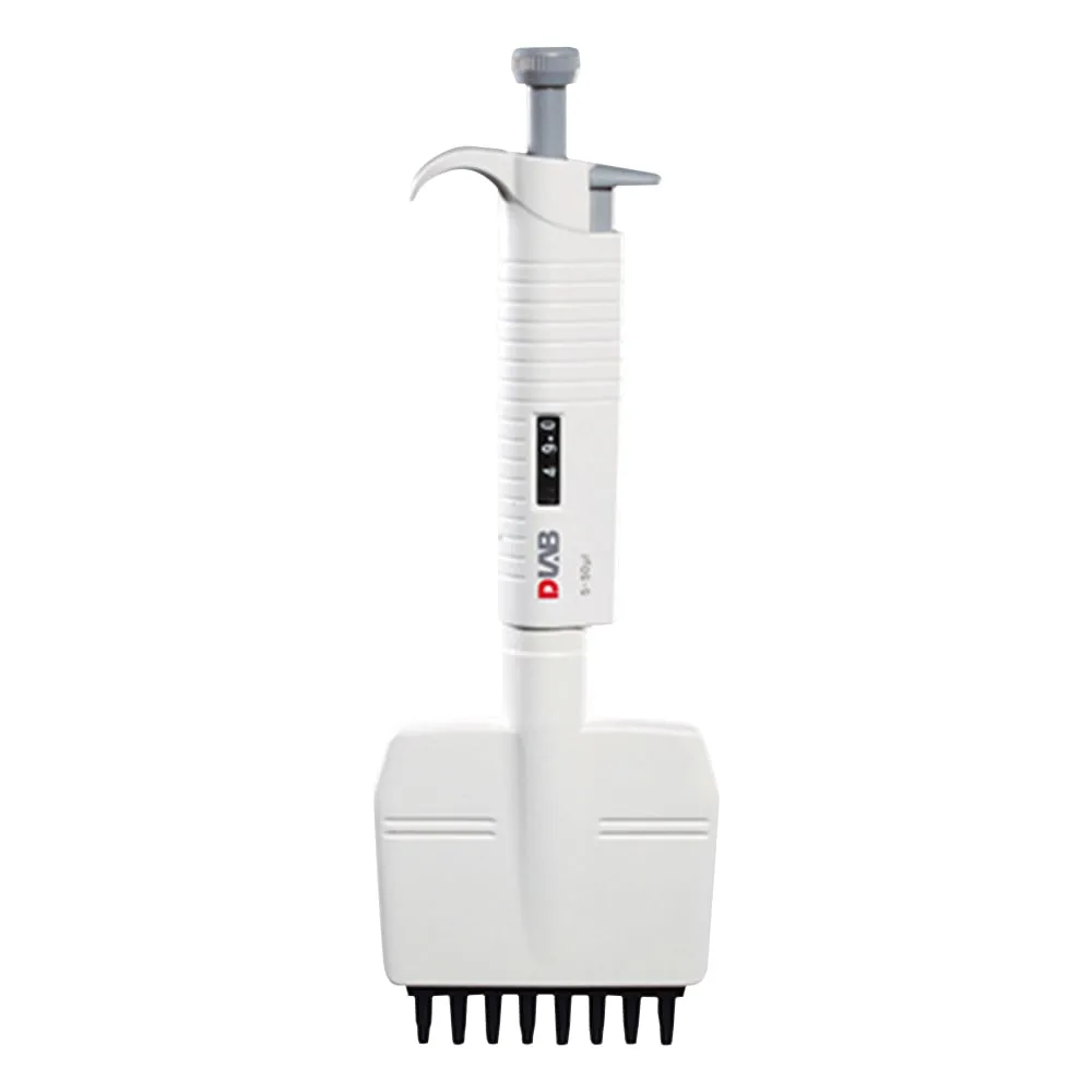 3-7010-01　［Discontinued］Micropet Multi-Channel, Variable Capacity, Number Of Channels 8 Capacity Range 0.5 - 10μl　0.5-10L-8