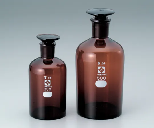 4-5034-02　［Discontinued］Common Sliding Narrow-Mouth Reagent Bottle Amber 60mL