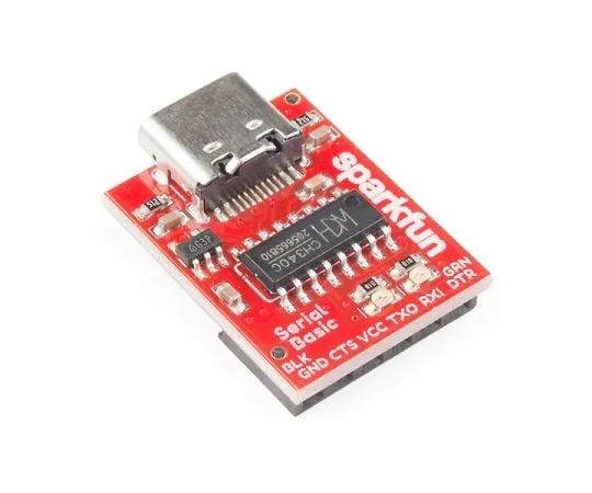 64-5659-93 SparkFun Serial Basic Breakout Board with CH340C DEV-15096