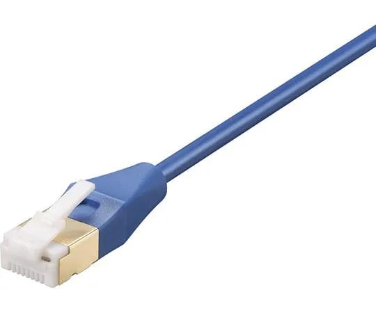 65-3409-38　［Discontinued］Non breakable Cat7 LAN Cable Slim 0.5 m Blue　BL7TS05BL
