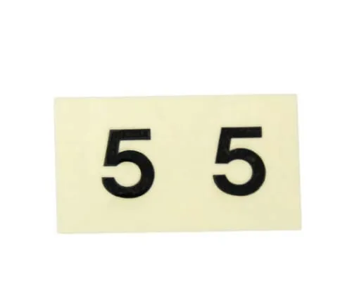 61-7397-17 Character Seal 5 Black 10mm CL10B-5