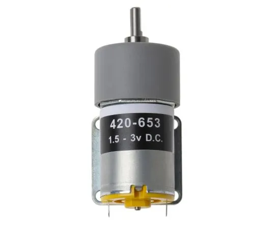 63-4619-25 RS PRO Brushed Geared DC Geared Motor, 1.7 W, 3 V, 12 Ncm, 29 rpm, 4mm Shaft Diameter 420-653