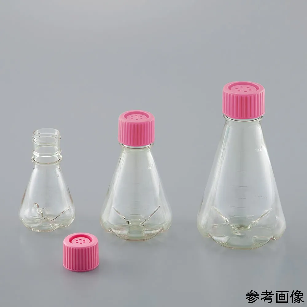 4-5743-01 Violamo Disposable Sterilized Erlenmeyer Flask (Baffle Bottom) 125 mL 1 Box (24 Pieces) SEFB125V
