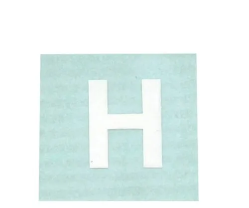 61-7397-49 Character Seal H White 15mm CL15W-H