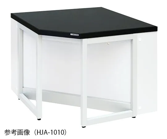 3-4192-11 Laboratory side bench (For frame type corners) 1000 × 1000 × 800mm HJA-1010