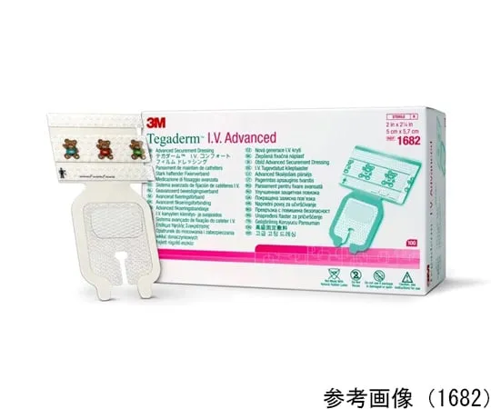 65-0506-68 Tegadarm? I.V. Comfort Film Dressing 3.8 x 4.5 cm 1680
