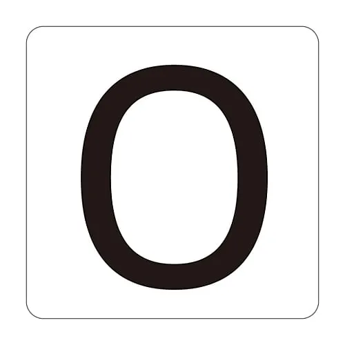 61-3414-31 Number Sticker HS-0 (5P) Large 171500