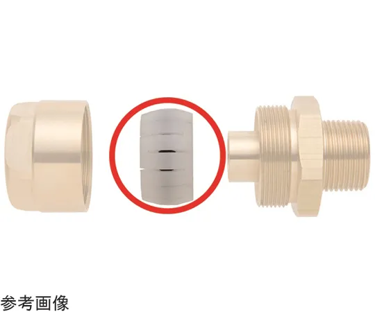 65-0842-24　［Discontinued］Applicable Hose Connector TC3-B/TC3-S Model Replacement Sleeve Set Toyo 9 mm　TC3-9-RSS