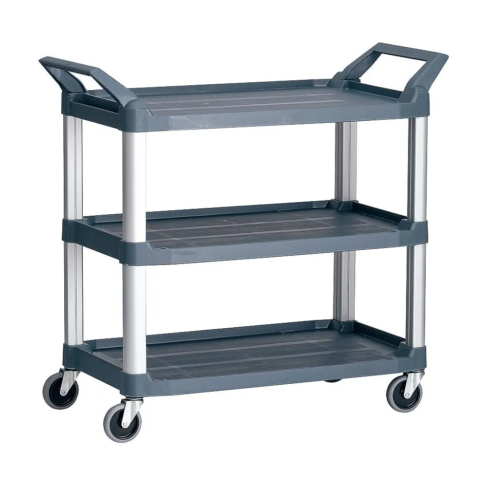62-6590-52 Trust Hi5 Utility Cart L 3-Level Gray 4021