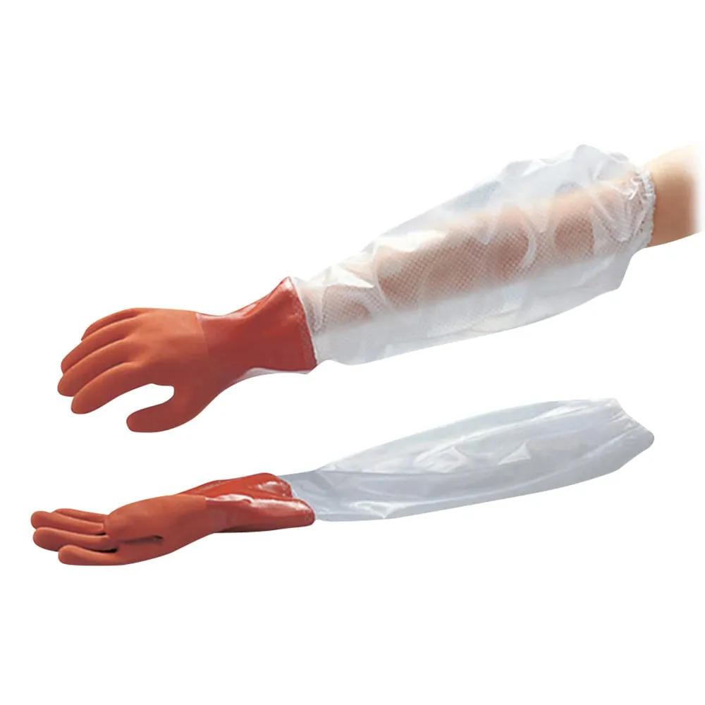 6-937-03 New VINYLOVE Gloves With Long Cover No 645 600mm M 1 Pair 645-M