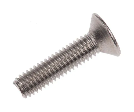 63-4578-82 RS PRO M6 x 25mm Hex Socket Countersunk Screw Plain Stainless Steel 171-916