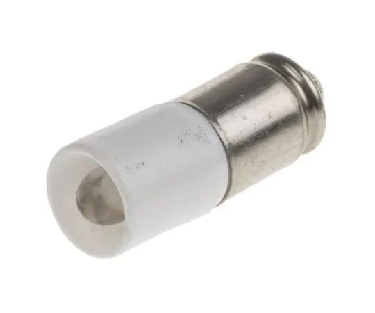 63-4586-88 LED Reflector Bulb, Midget Groove, White, Single Chip, 6.1mm dia., 48V ac/dc 210-046