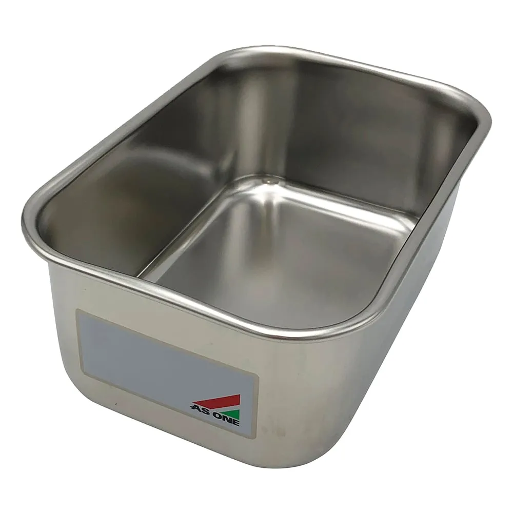 1-6171-01 Deep Type Stainless Steel Tray with Memo (1L) 179 x 119 x 69mm -