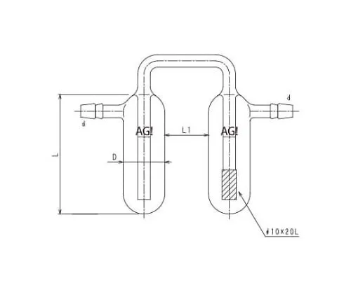 61-4706-66 Conected Double Trap (With Filter) 4172-25/60
