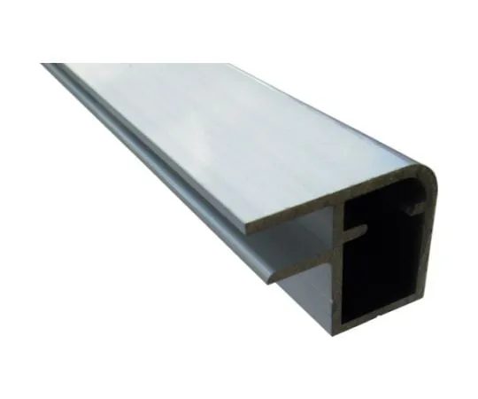 64-5011-82　［Discontinued］Aluminum Signboard Frame 5 mm Thickness Panel Wall Mounted Silver 2 m　FM282S