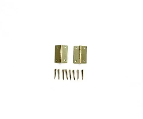 61-7021-23 Brass Narrow Hinge 18mm P-648
