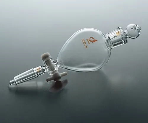 61-0050-97 TS Round Shape Separatory Funnel (With Lower Sliding, Teflon Cock) 50 CL0506-01-10