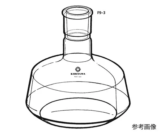 63-4255-96 Flask for Distilled Water (turnip type) 3000mL F9-3-1